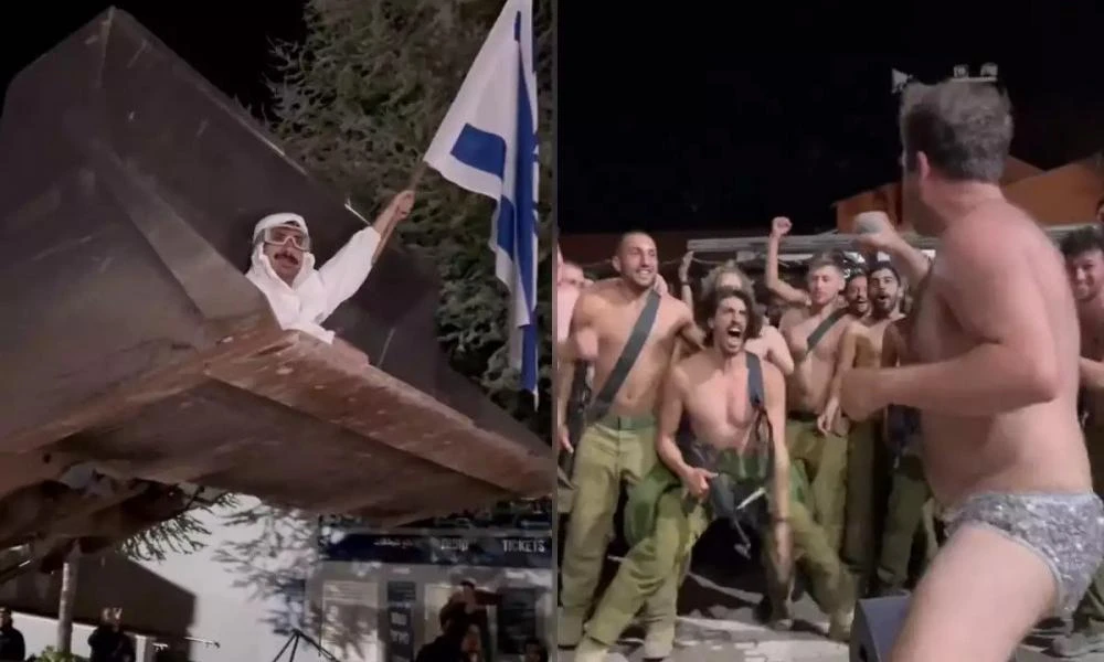Οργή στο Ισραήλ: Ισραηλινοί στρατιώτες χορεύουν μεθυσμένοι σε ένα τρελό γλέντι με τραγουδιστή